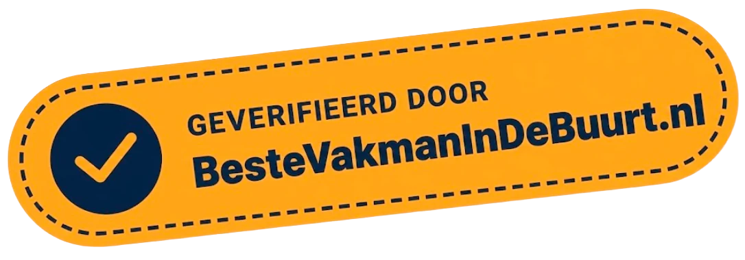 Geverifieerd door BesteVakmanInDeBuurt.nl